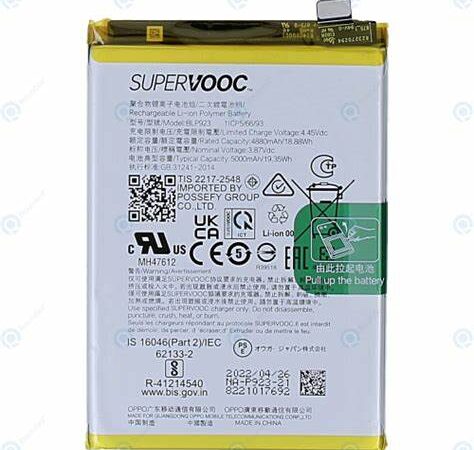 BLP923 Battery for Oppo Supervooc A97 5G / A77 5G / A57 4G (2022) Battery