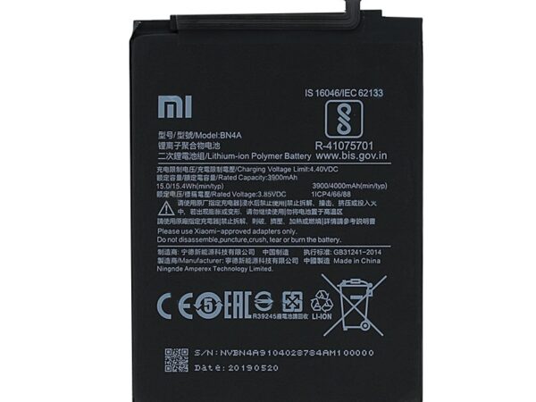 BN4A Battery for  XIAOMI REDMI NOTE 7 , NOTE 7 PRO , NOTE 7S Battery